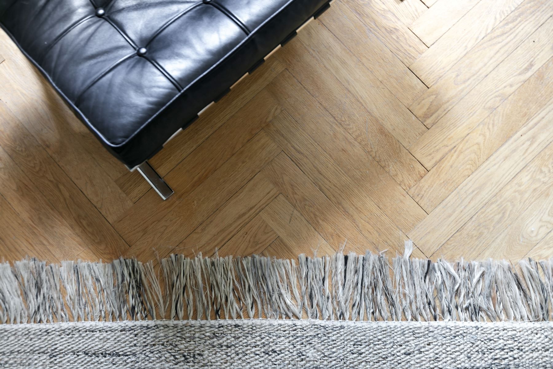 Charmig fiskbensparkett!