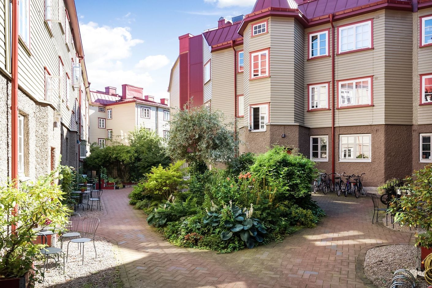 Mysig innergård