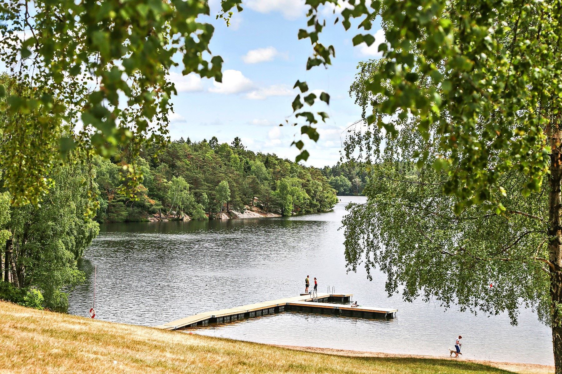 Badplatsen Delsjön