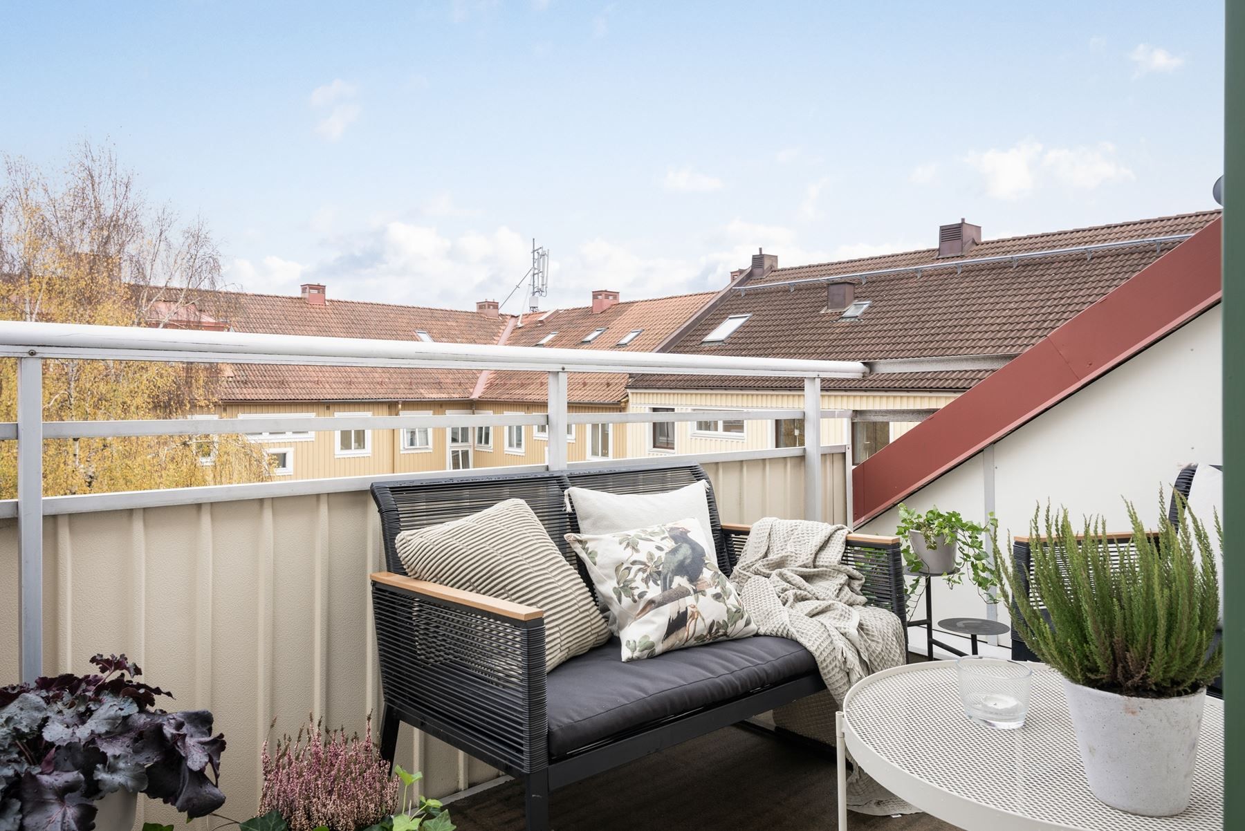 Takterrass i högt och fritt läge!