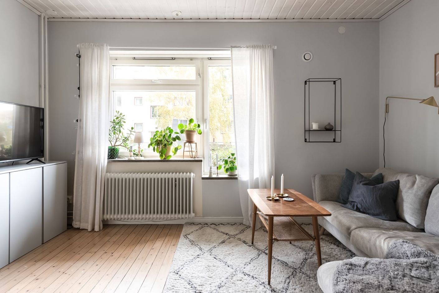 Ljust vardagsrum