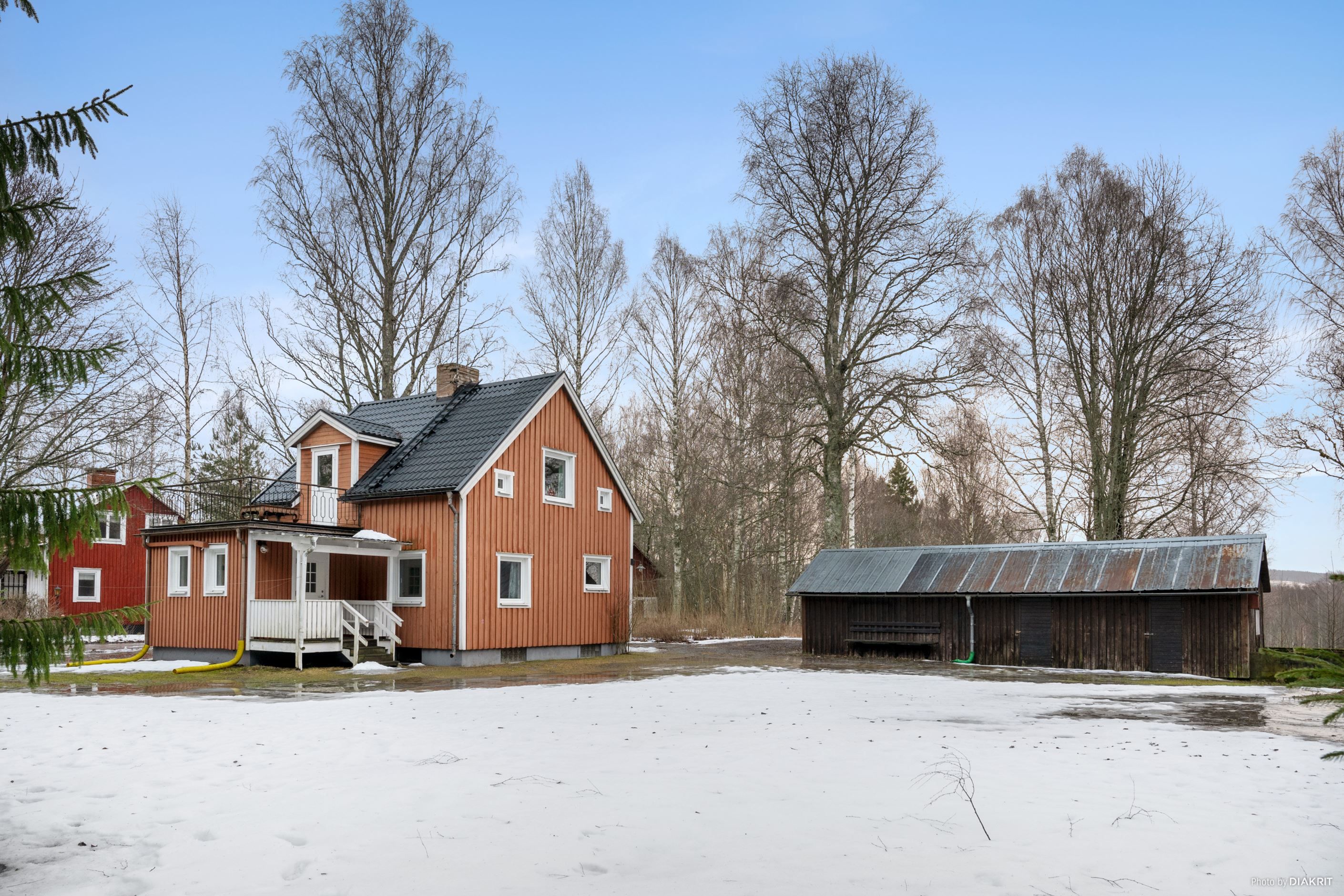 Framsidan av huset