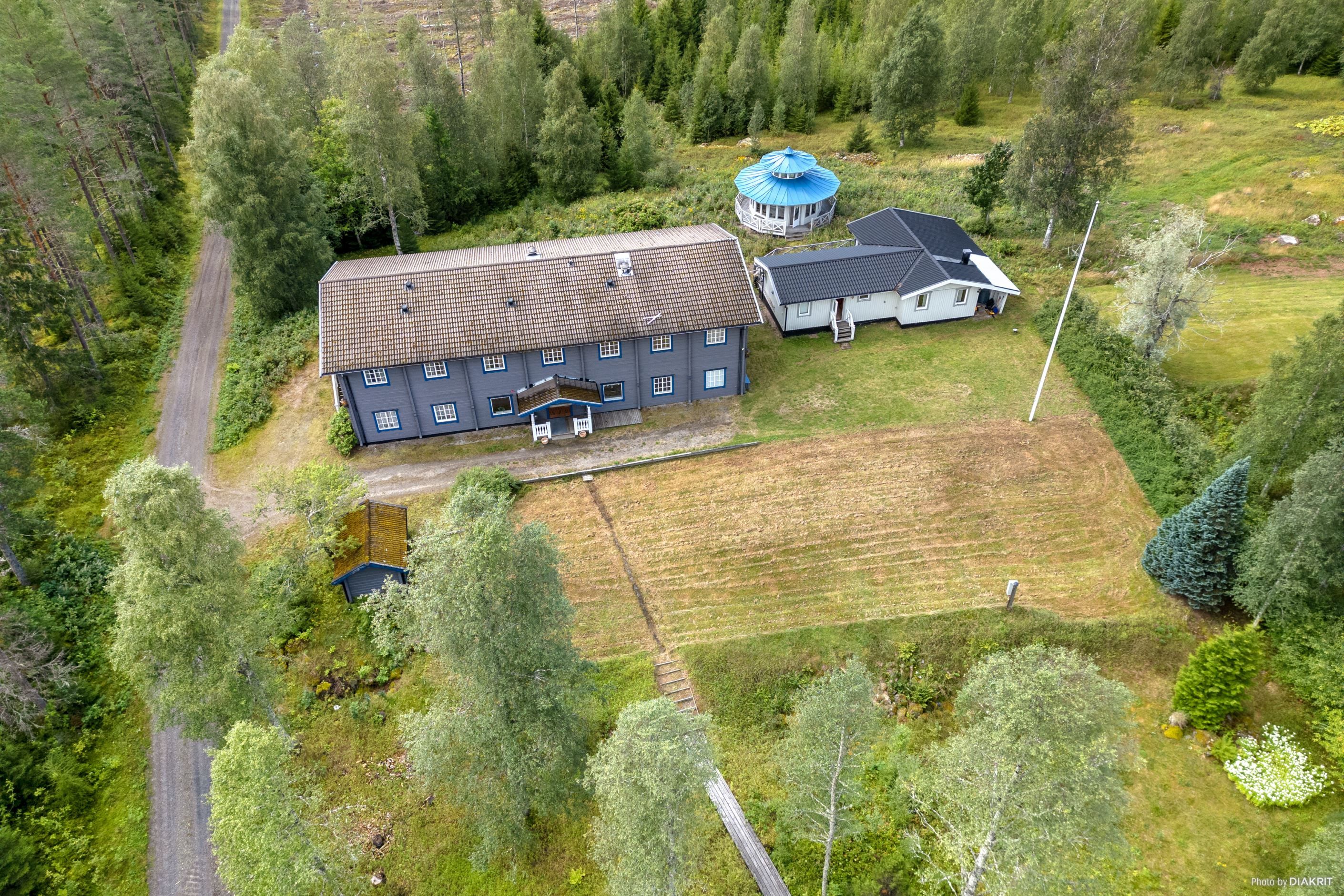 Drönarbild på framsidan