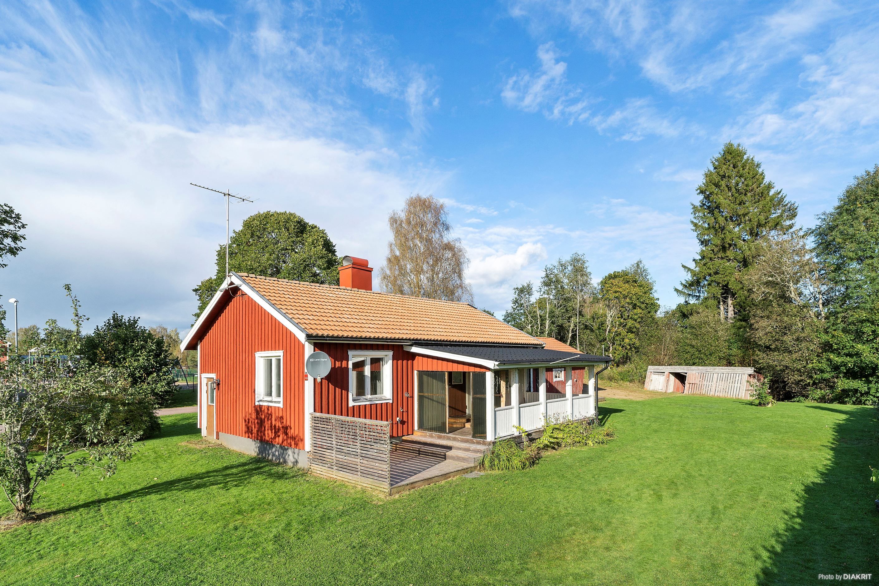 Uteplats och veranda