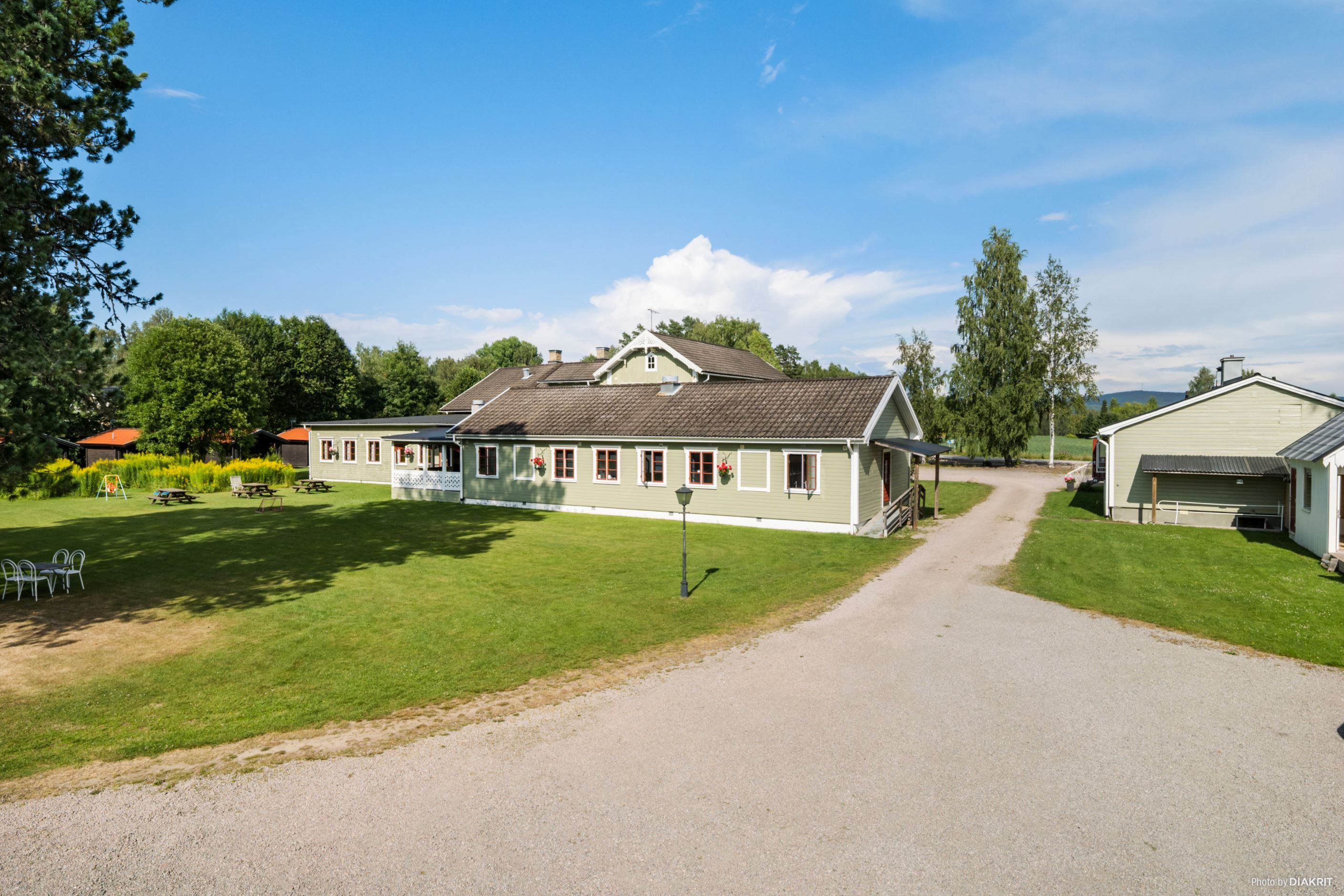 Infart på baksidan