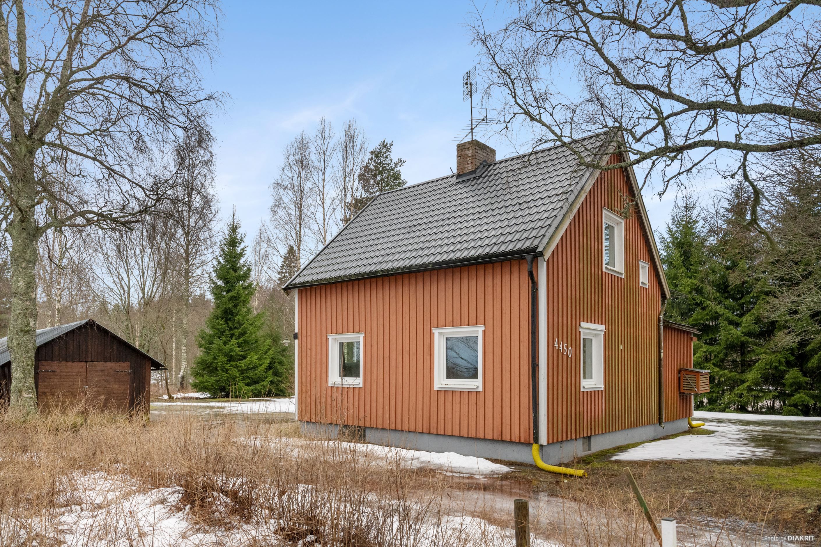 Baksidan av huset