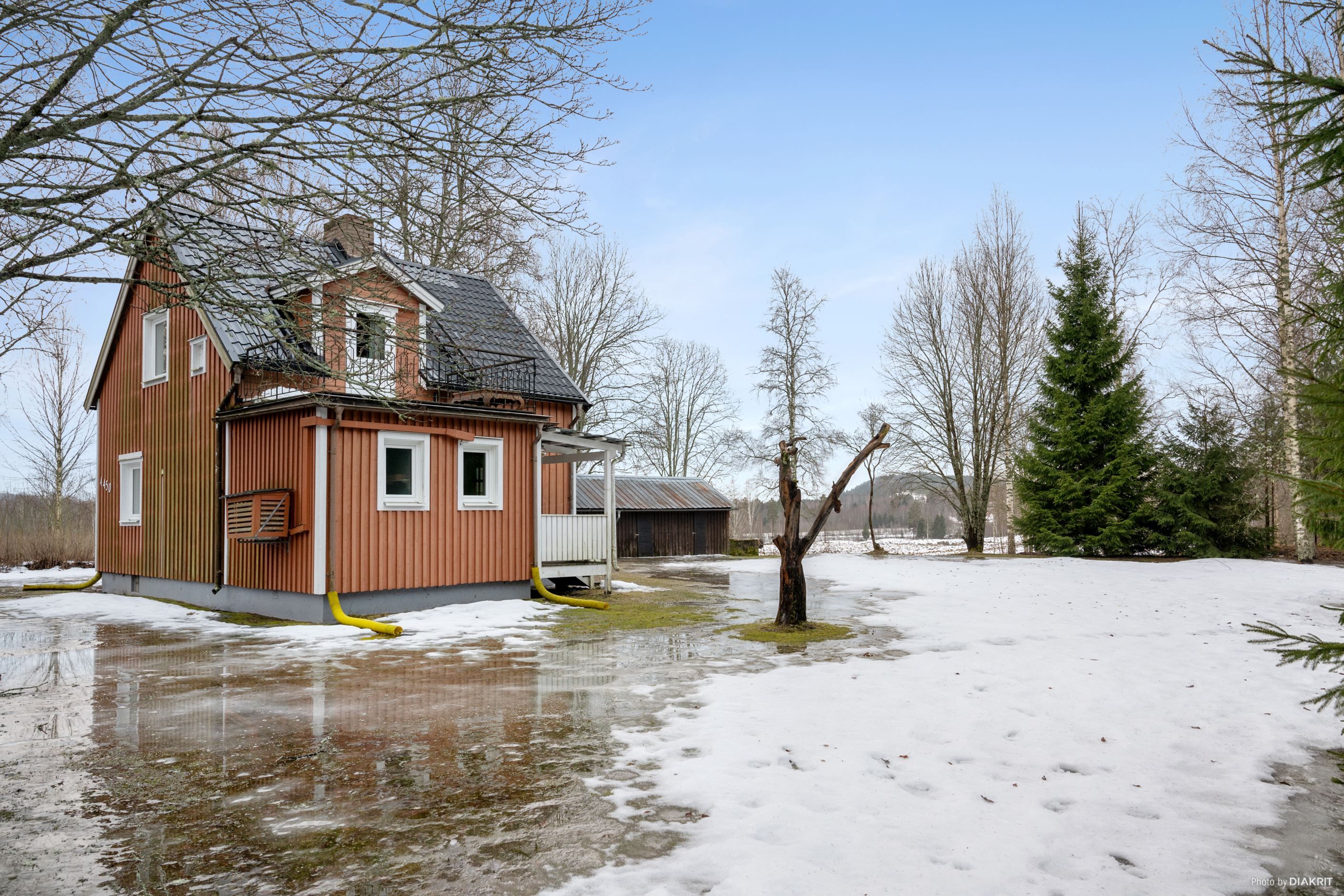 Framsidan av huset
