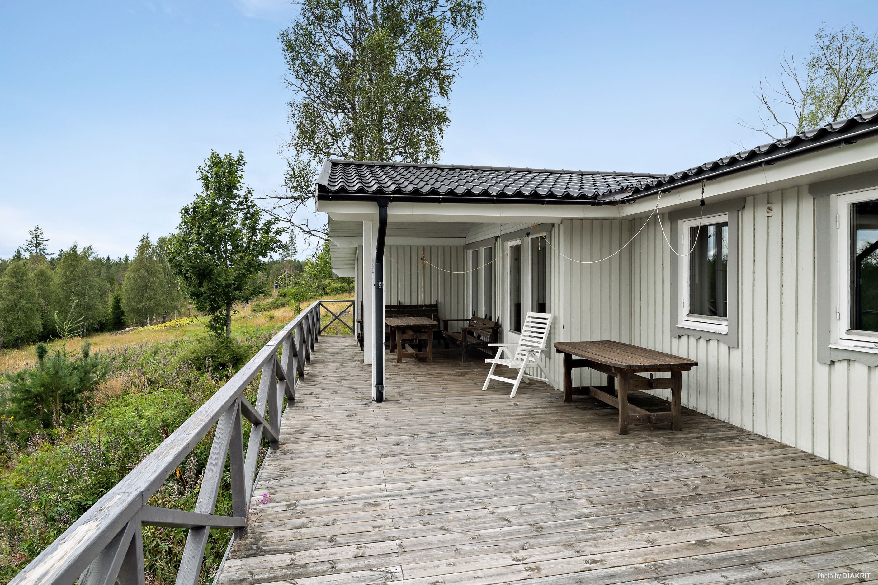 (Fritidshusbyggnad) Uteplats
