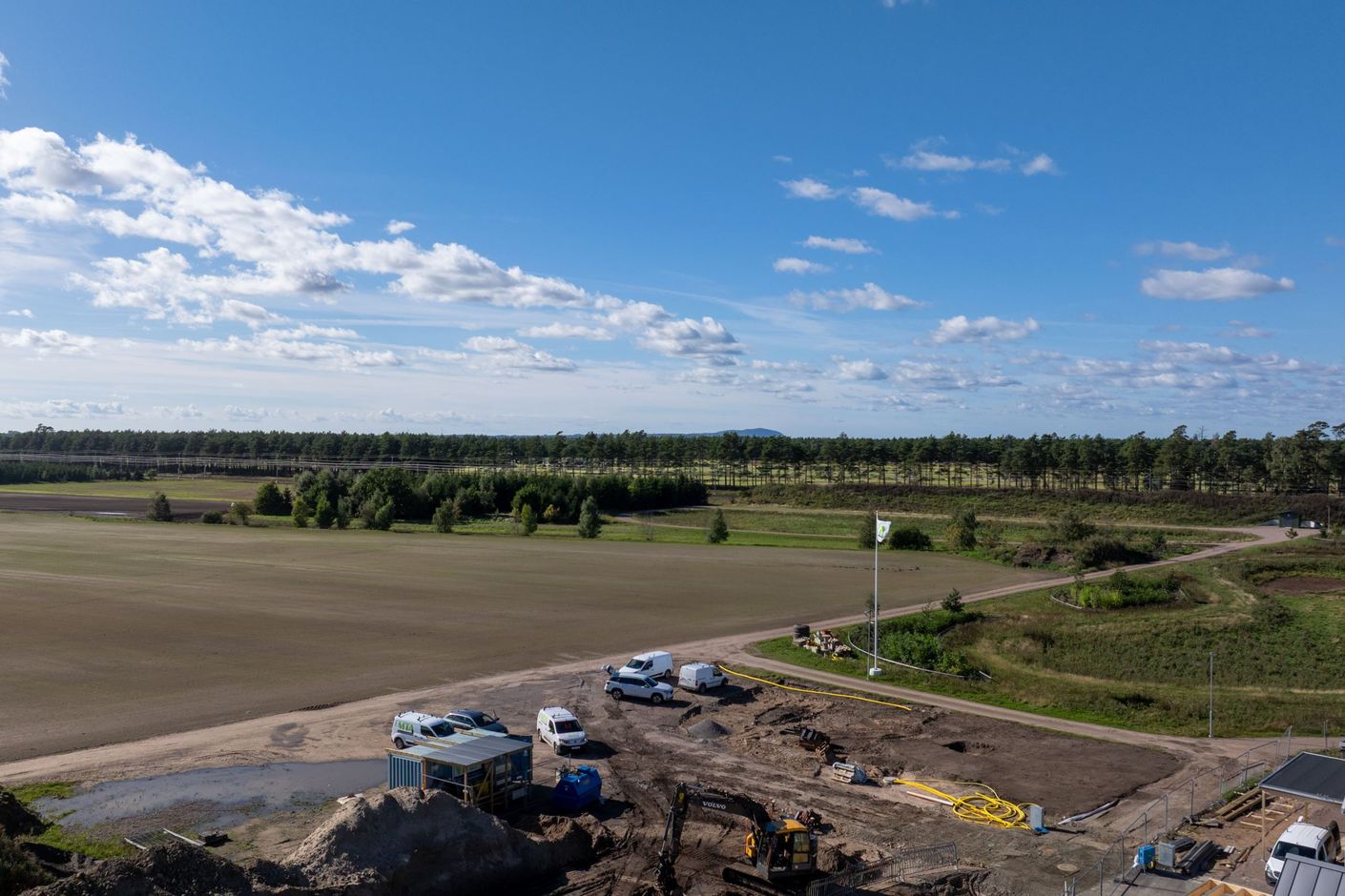 Drönarbild med utsikt från vån 5