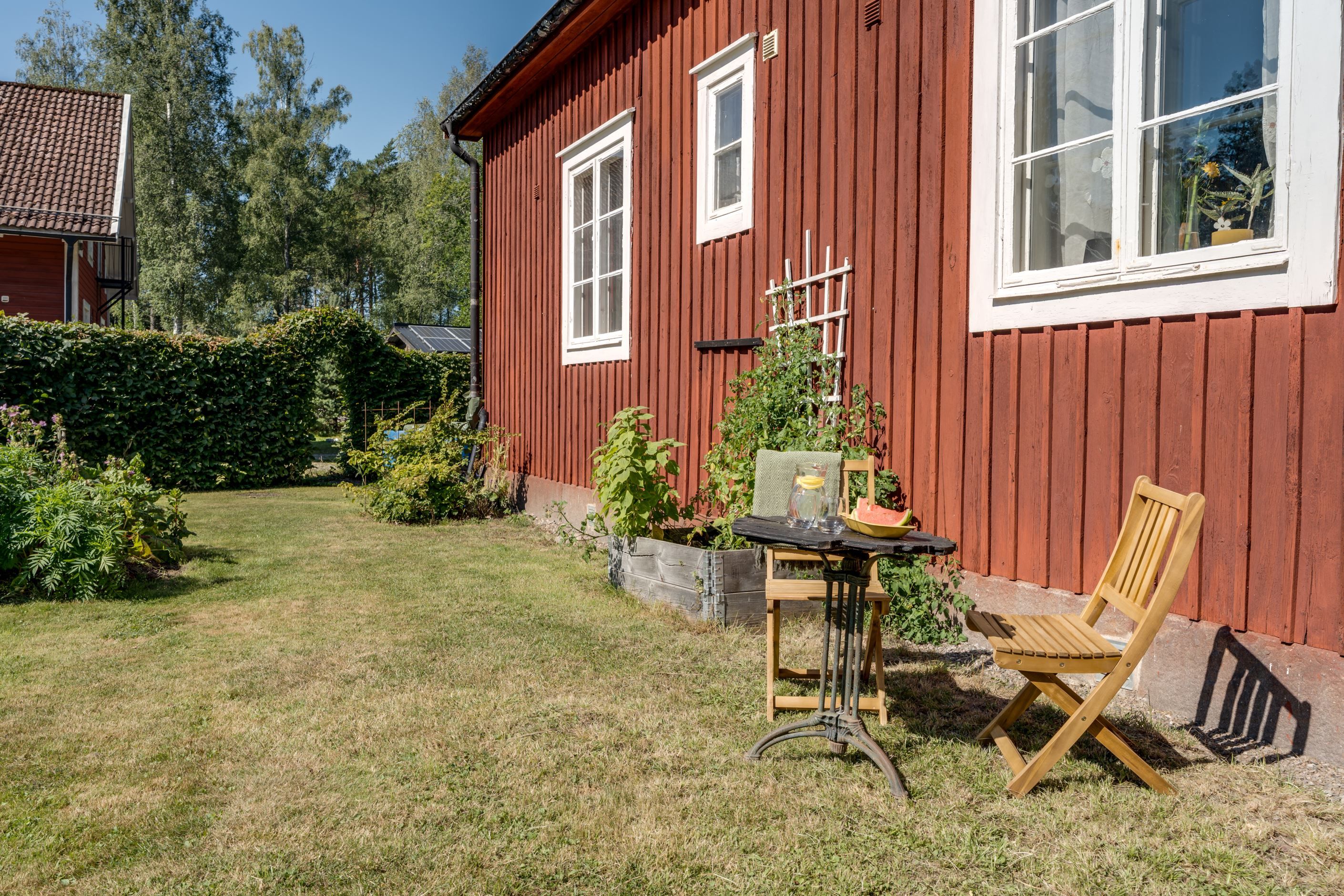 Trädgård, framsida