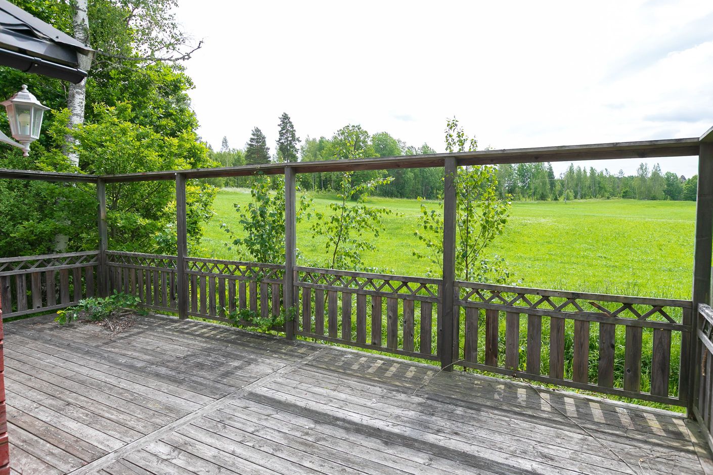 Veranda på trätrall