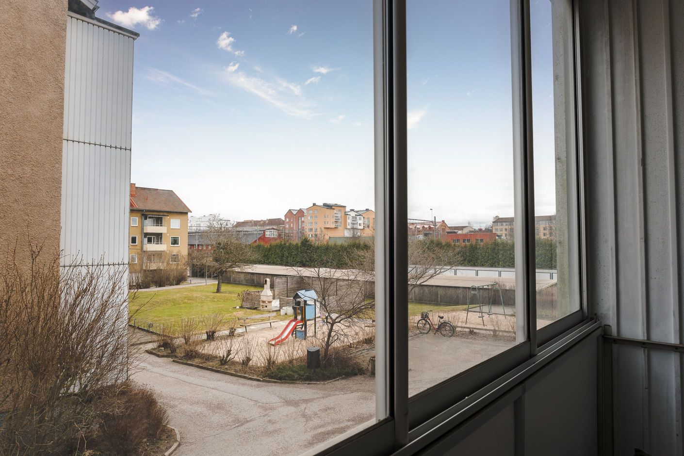Utsikt över innergården