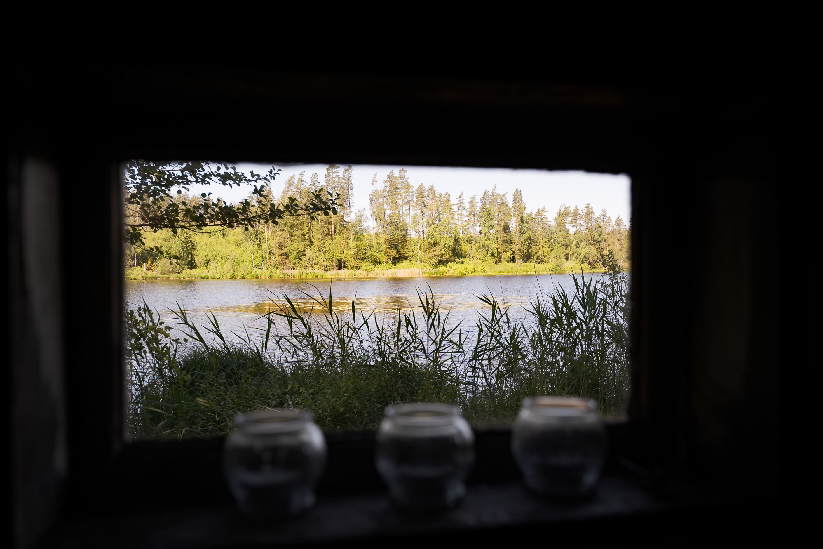 Vy från bastu