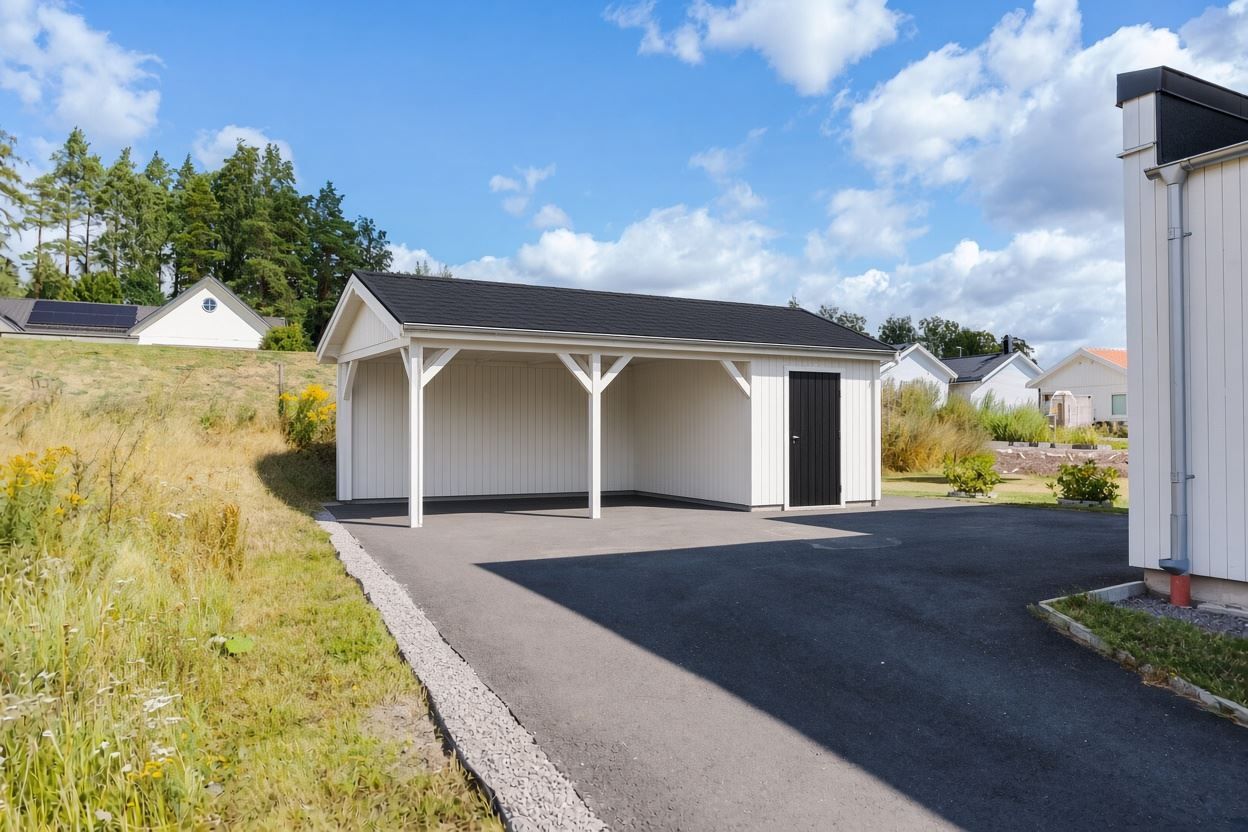Carport (AI redigerad, finns inte på riktigt)