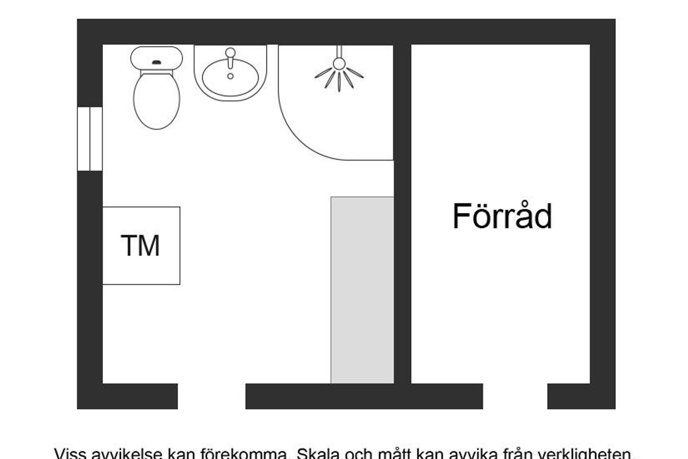Duschhus och förråd