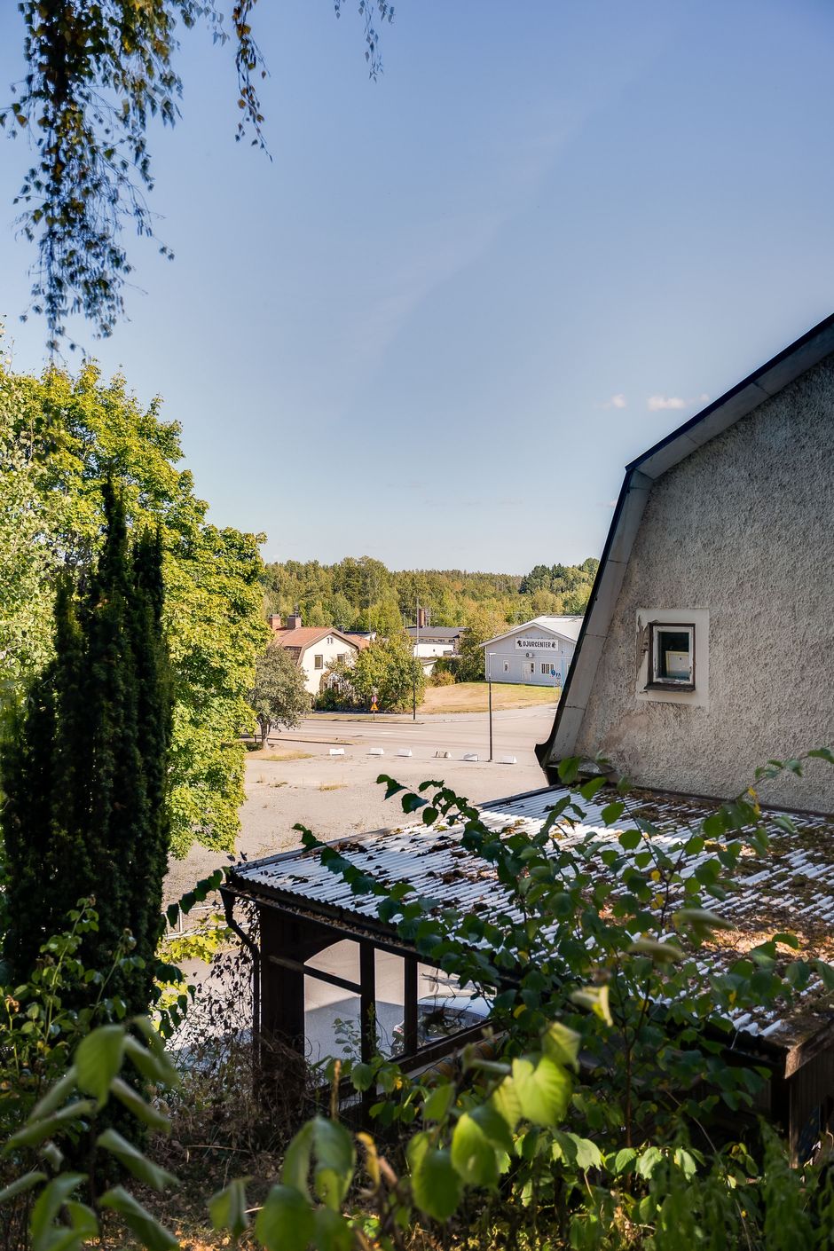 Vy från tomten