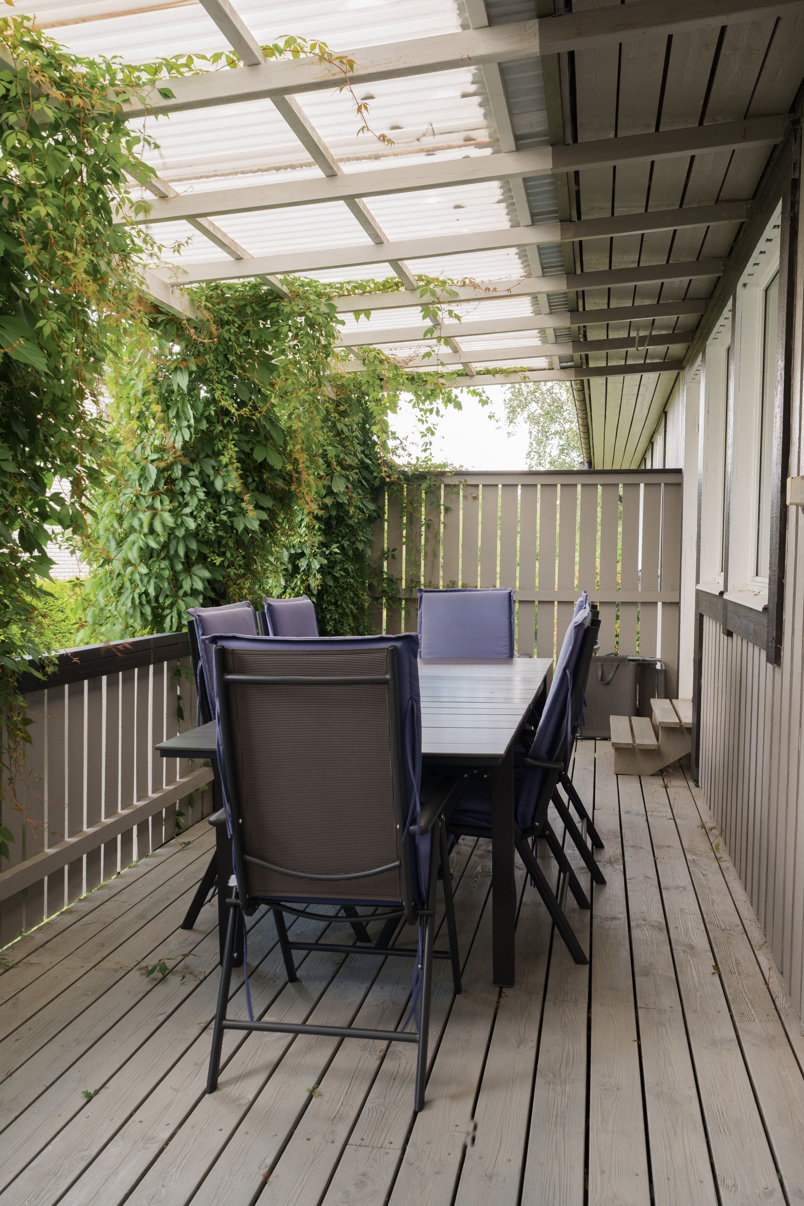 Altan med tak - baksida