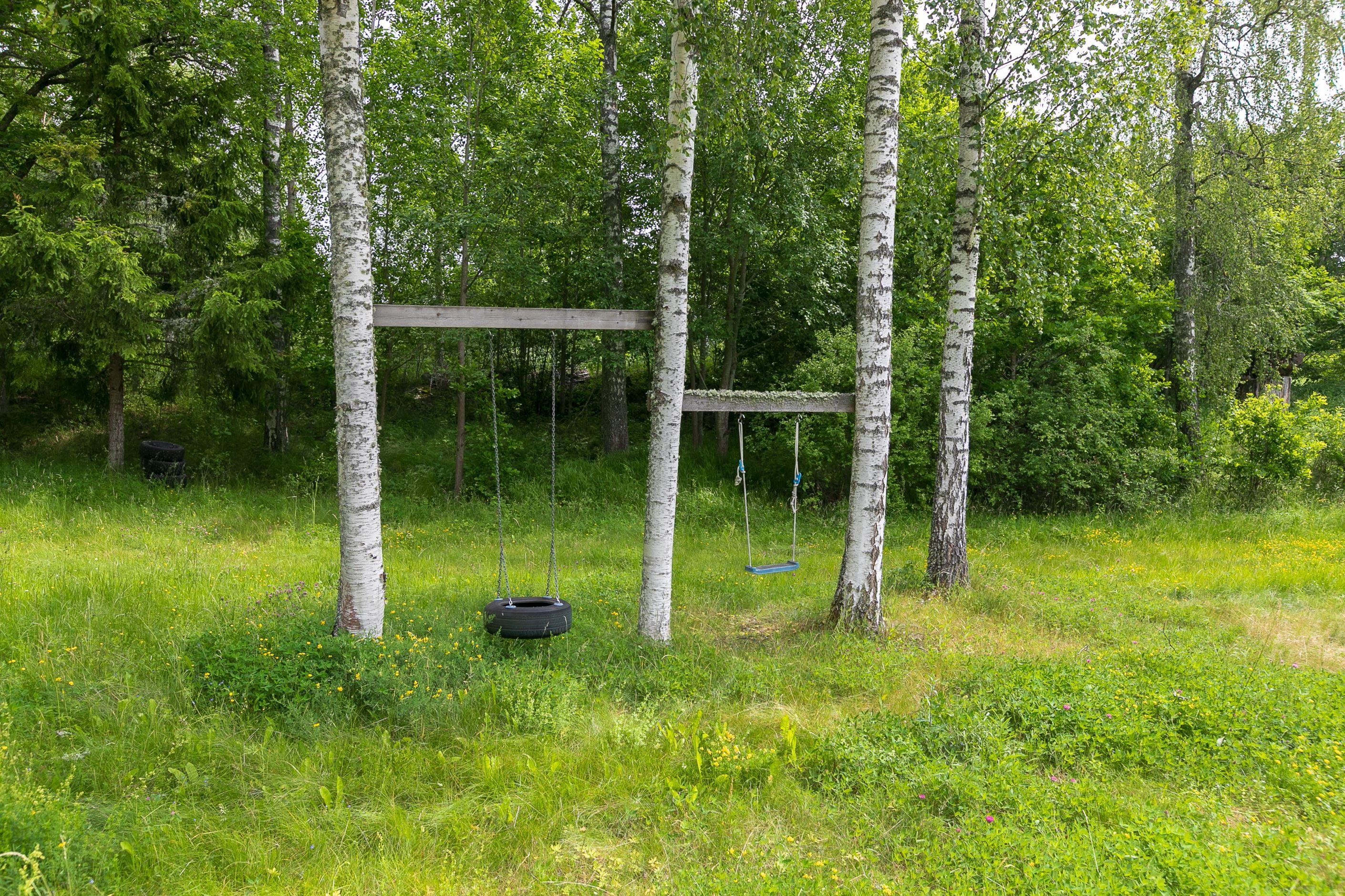 Härlig trädgård