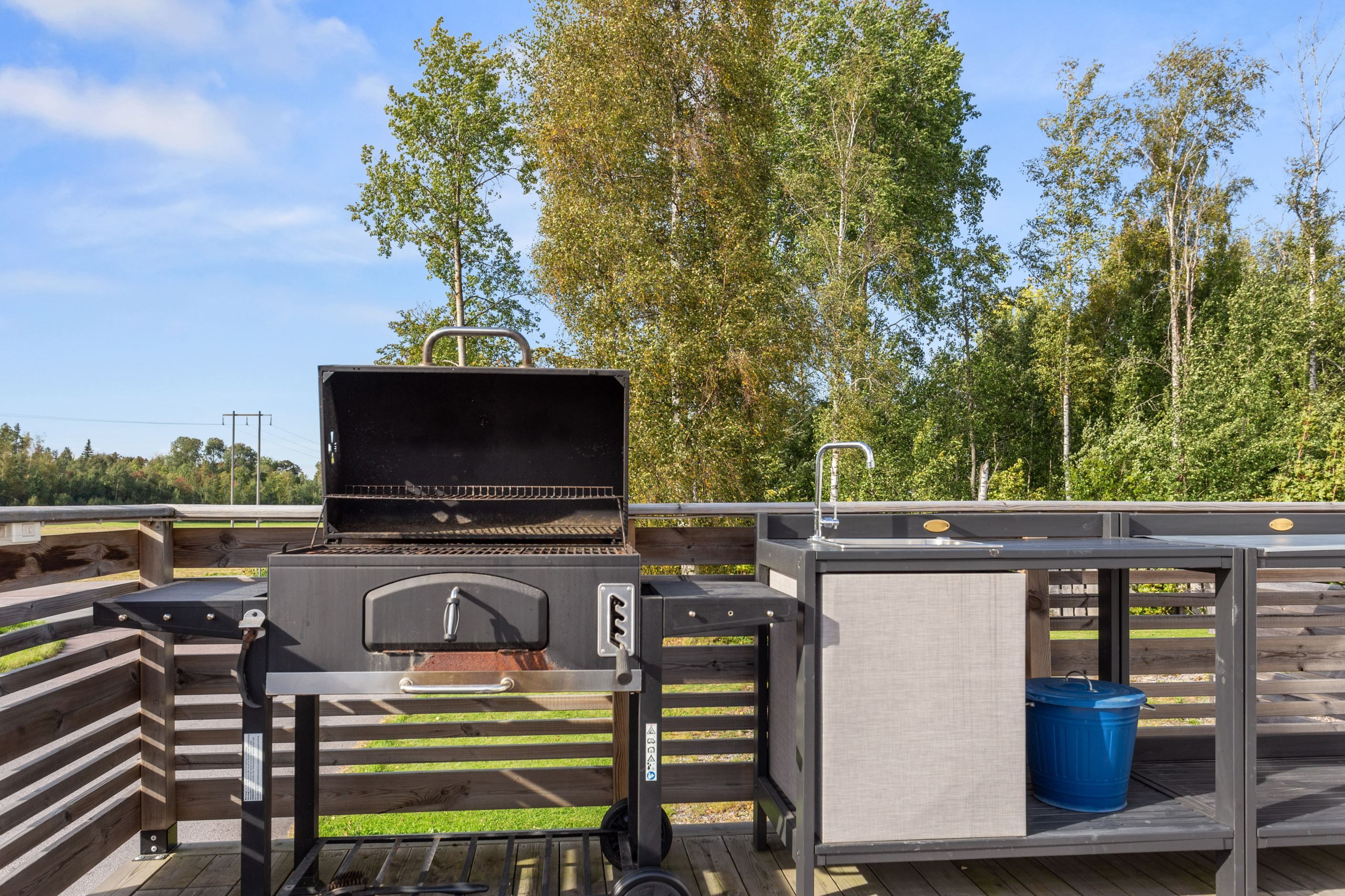 Plats för utekök