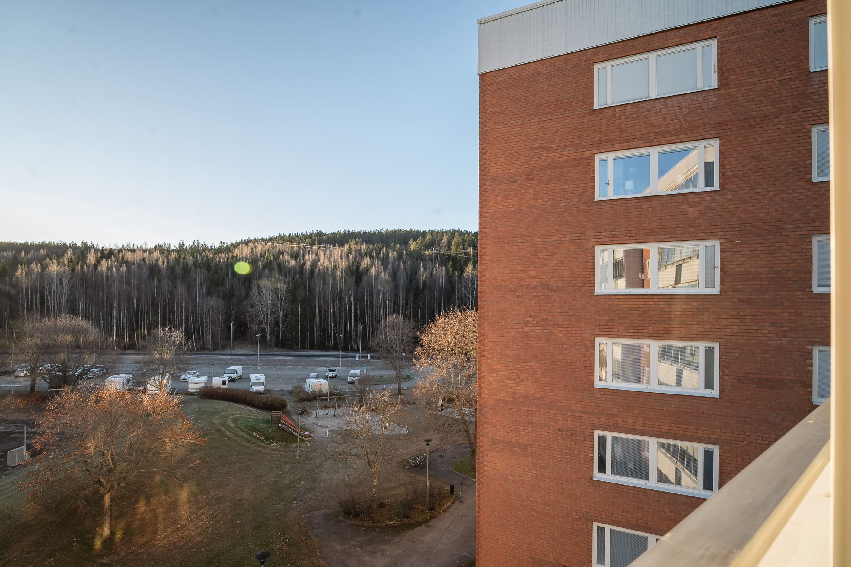 Vy från Nackstavägen 30A