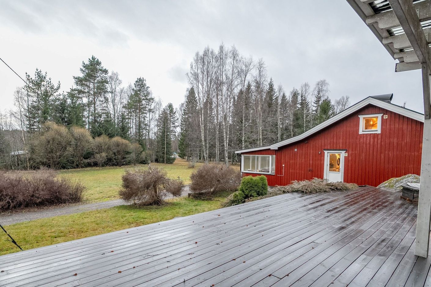 Vyn från bastualtanen