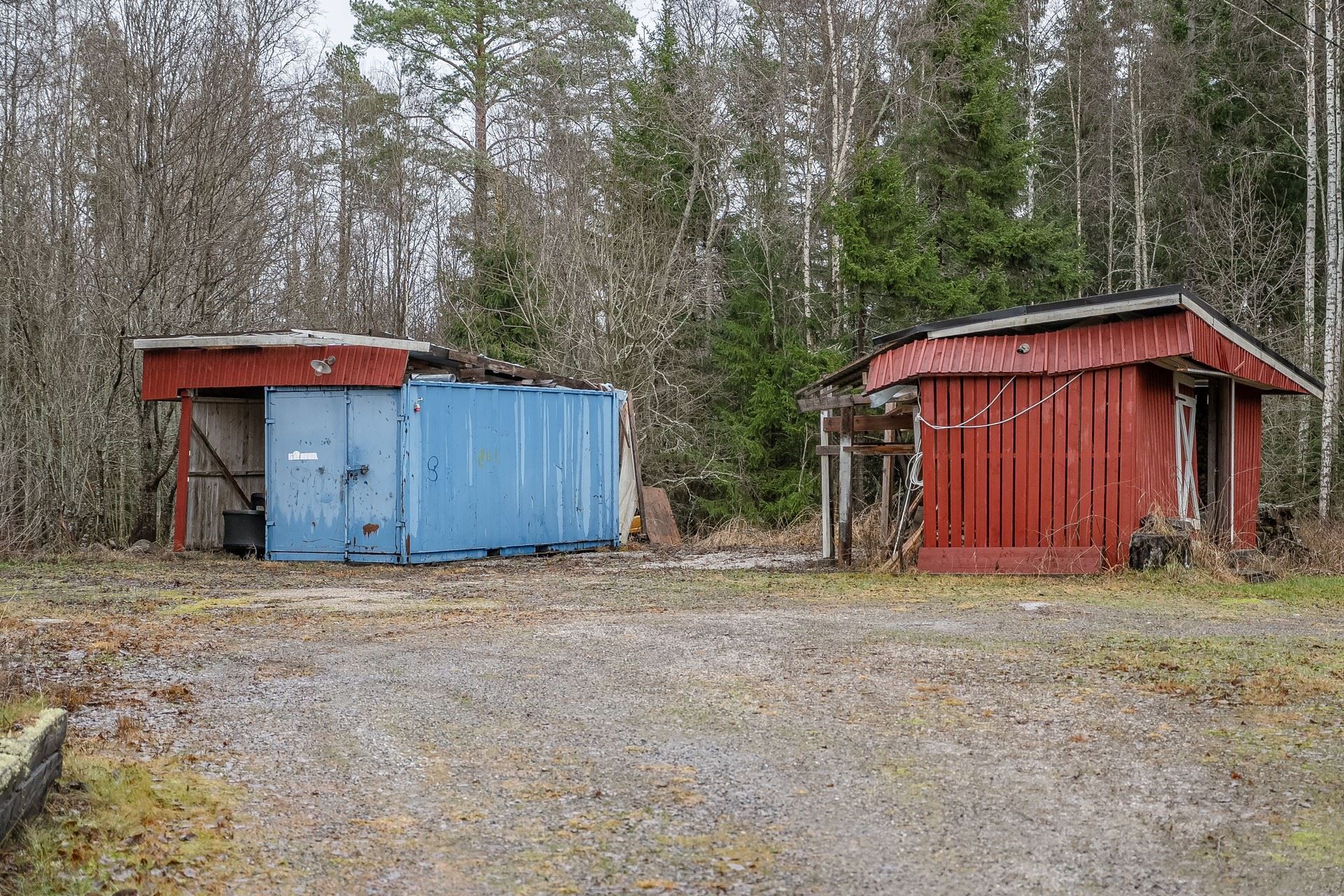 FD Carport med förrådsbod/Vedbod