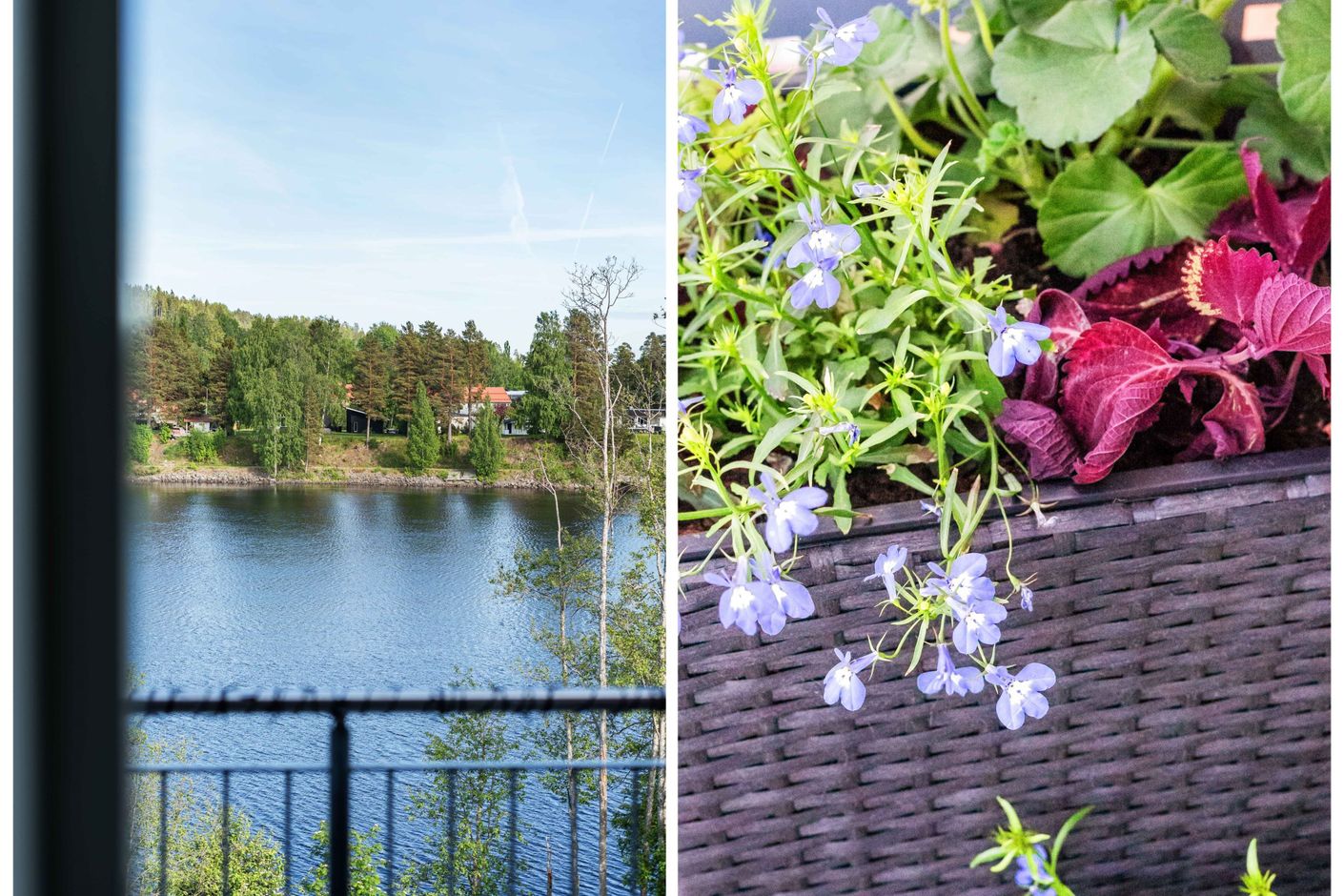 Balkong med utsikt