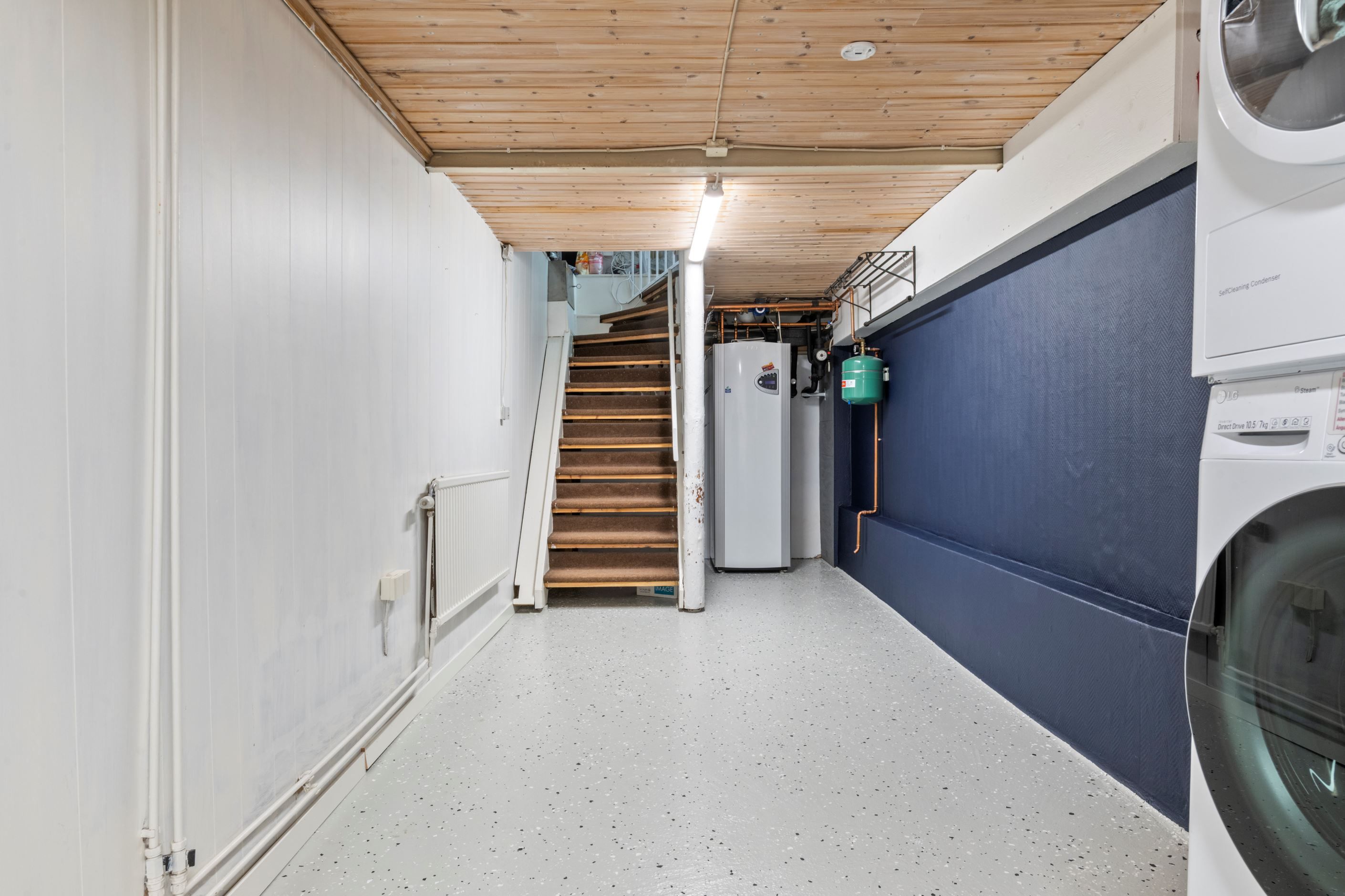 Tvättstugan med Bergvärmepumpen