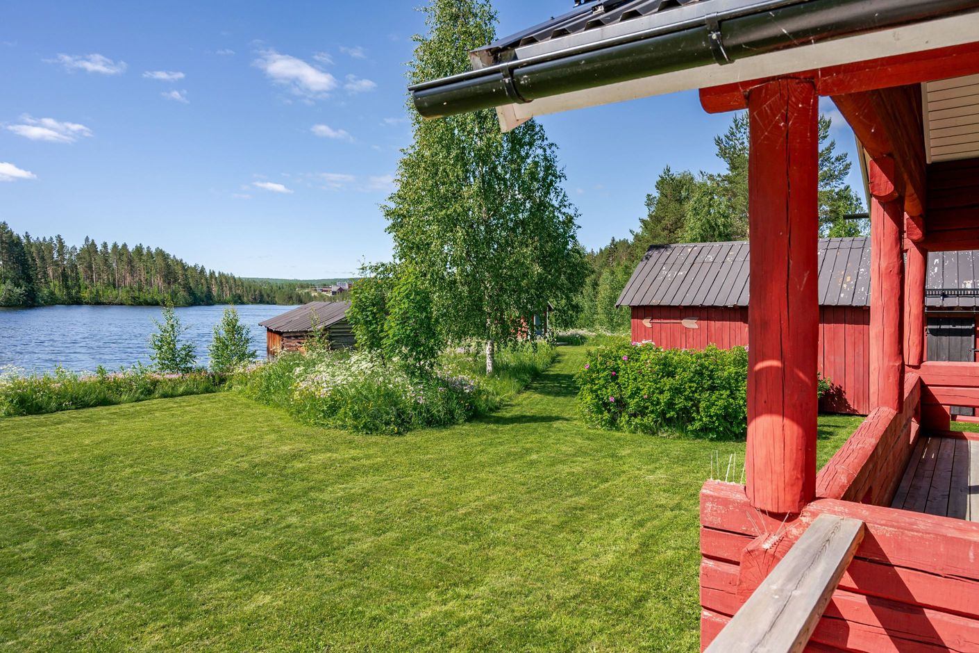 Vy från gäststugan