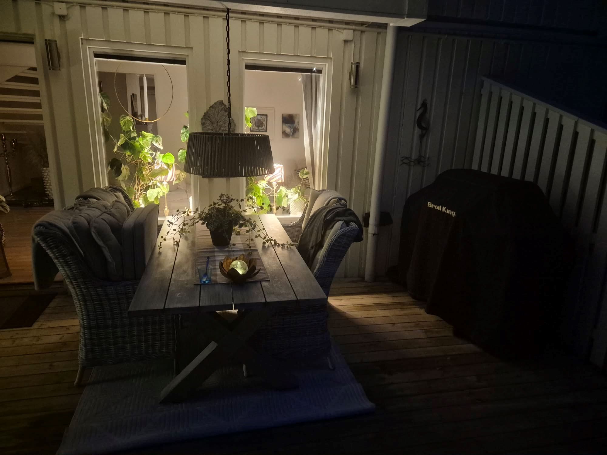 Säljarens egna kvällsbild