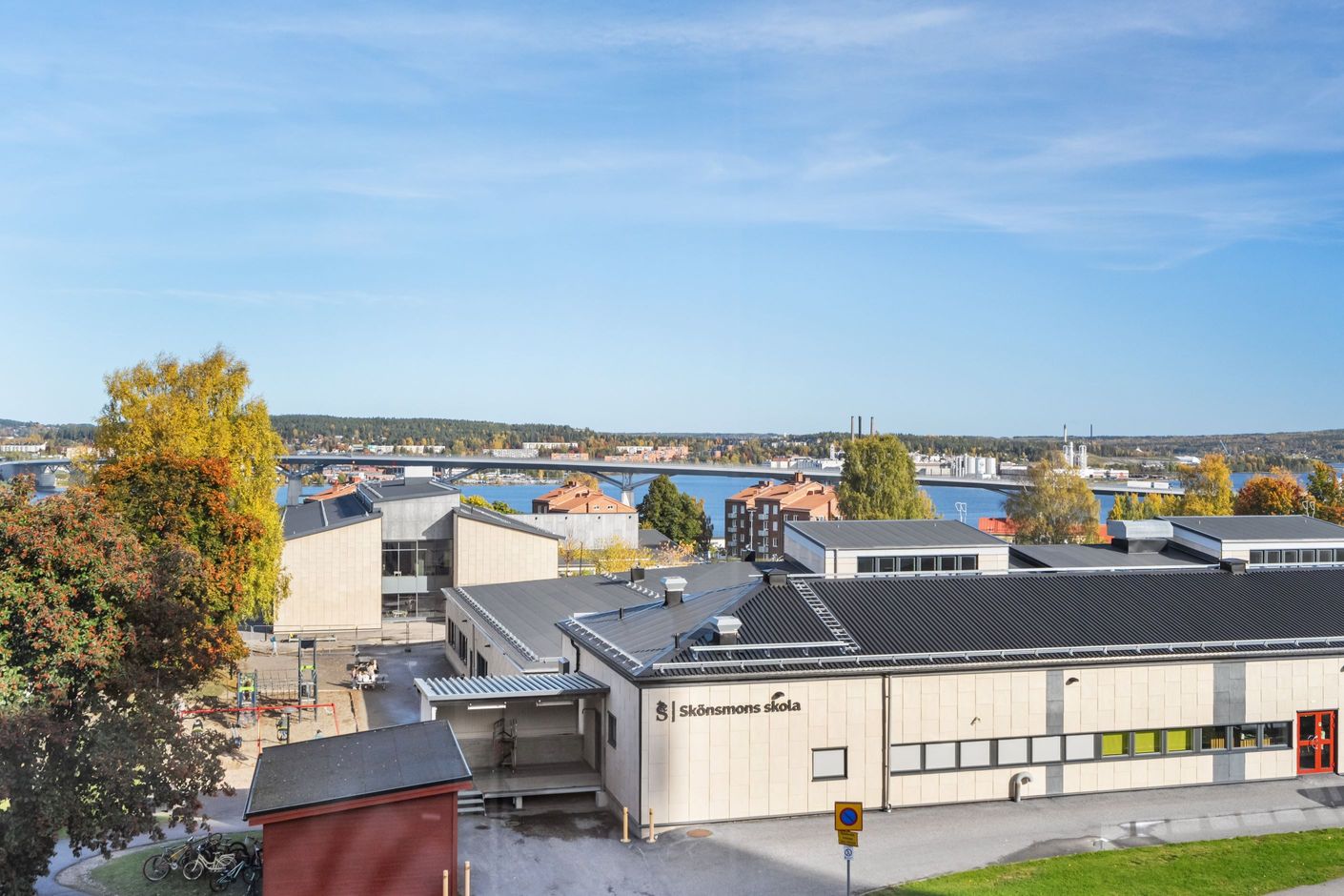 Utsikt från balkong