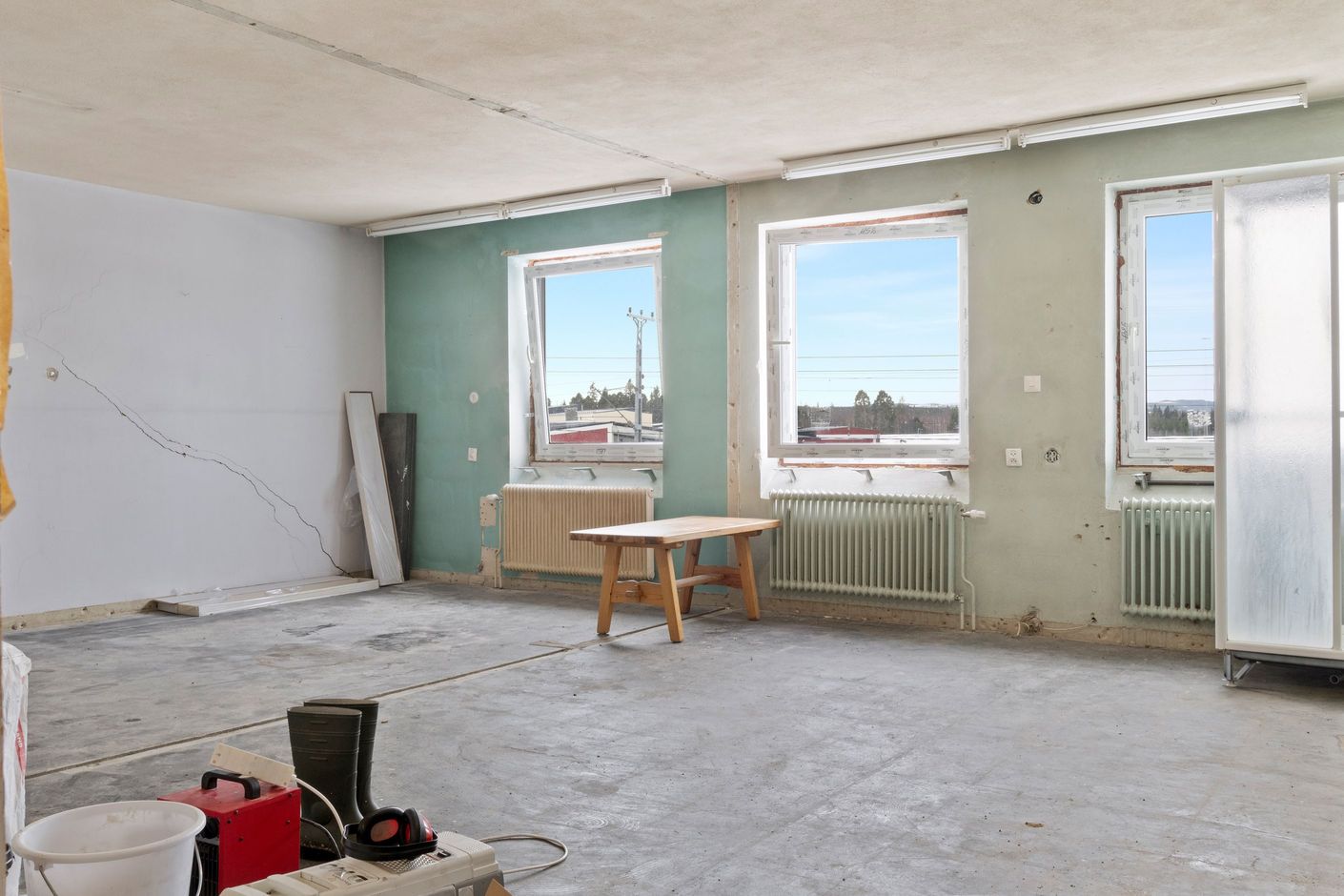 Gemensamt utrymme på lägenhetsplan