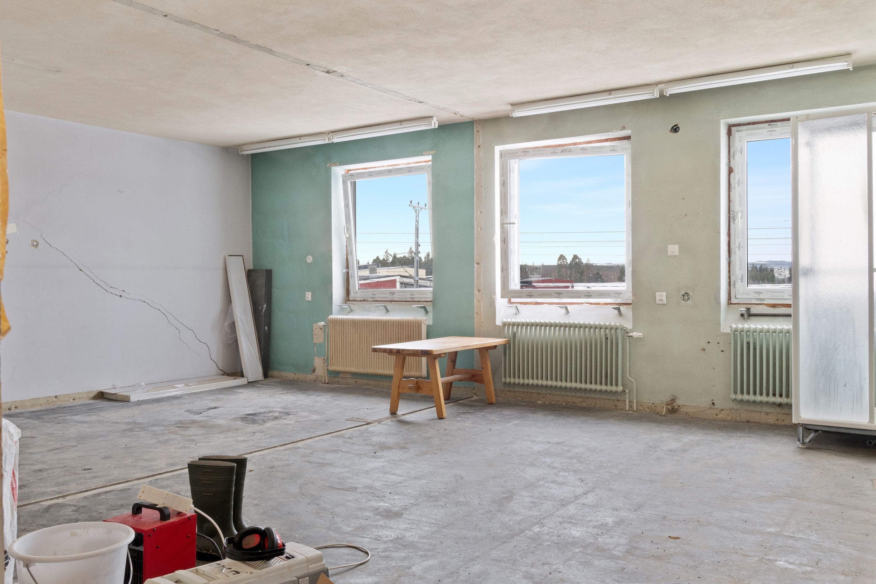 Gemensamt utrymme på lägenhetsplan