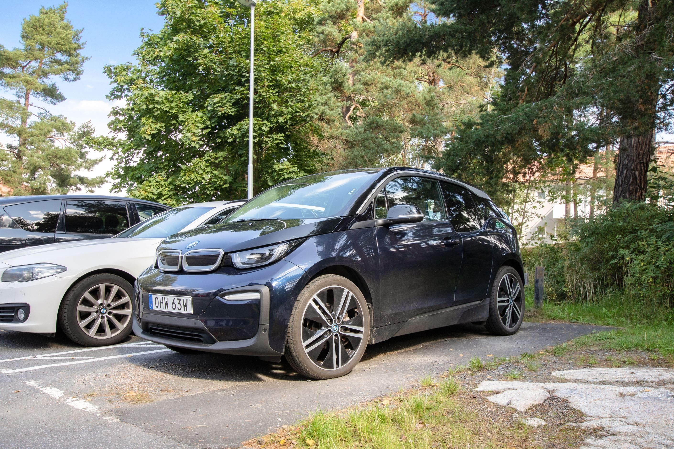 Föreningens f.d. elbil, (nu finns en VW ID4!)