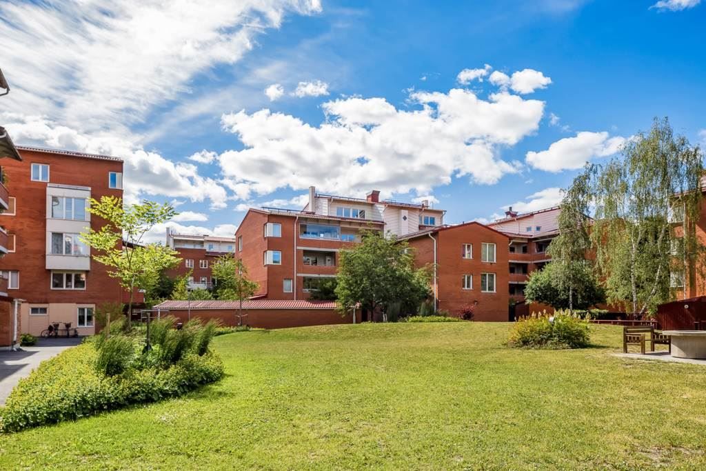 Den härliga och gröna innergården
