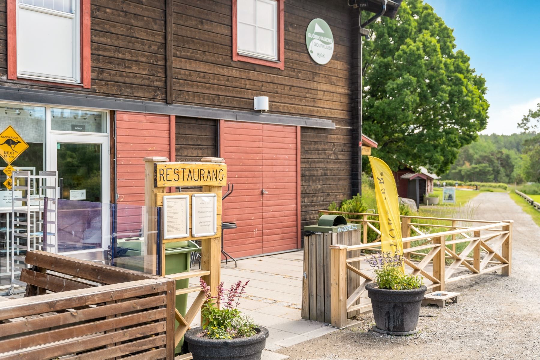 Restaurang Björken i Nackareservatet