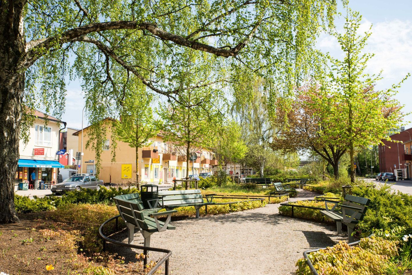 Parken vid Tallkrogens centrum