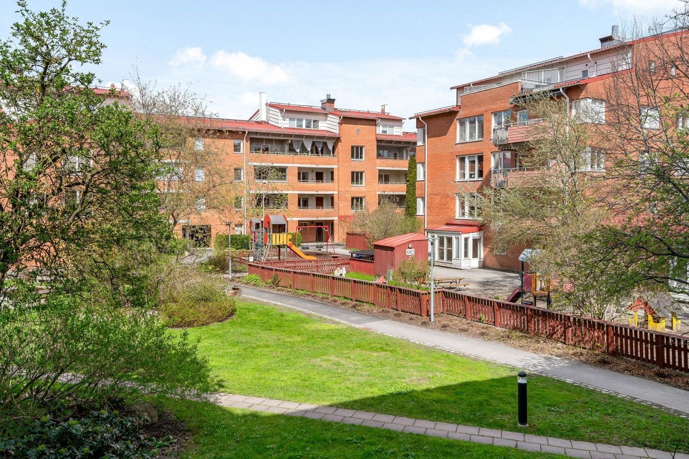 Bild på innergården
