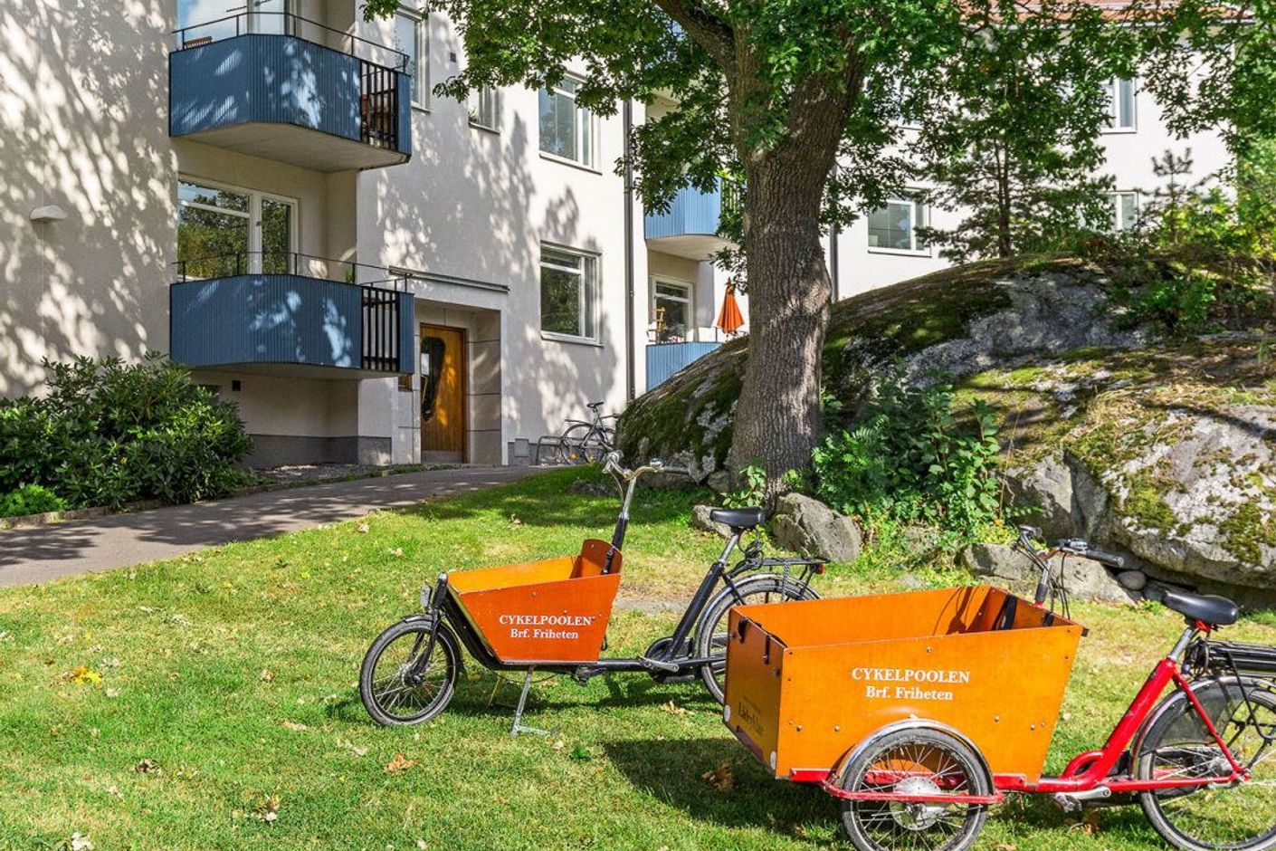 Cykelpool, lådcyklar att låna av föreningen