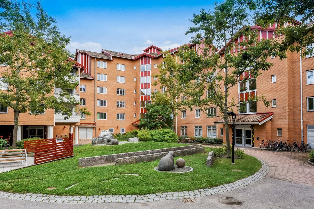Trevlig innergård