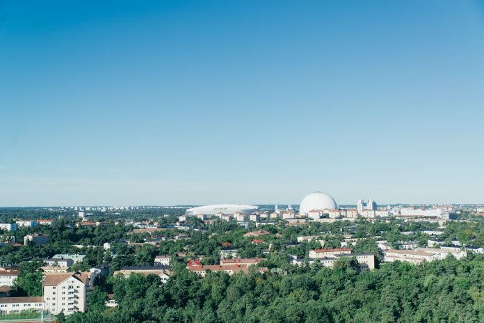 Utsiktsvy över området