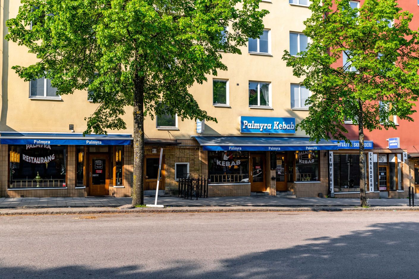 Palmyra kebab längs Årstavägen