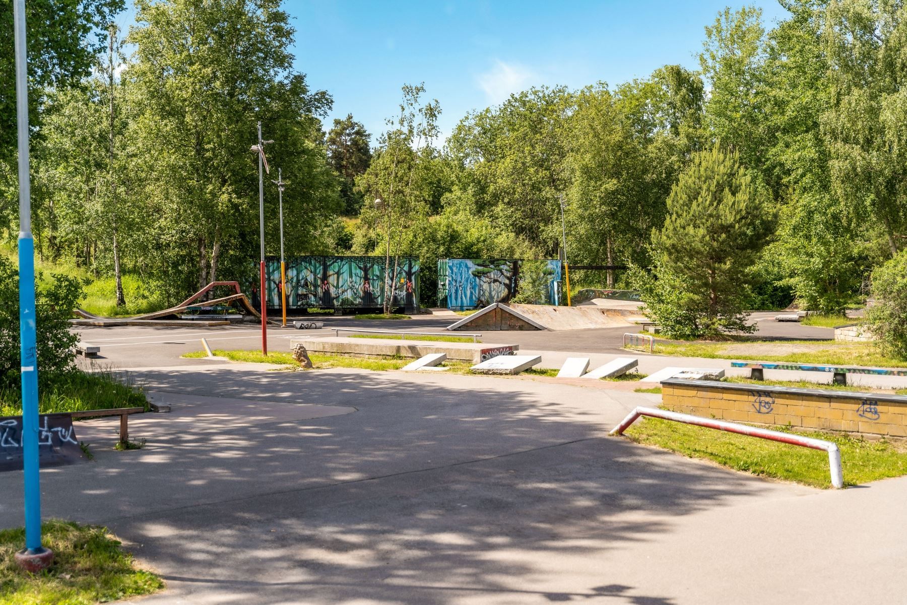 Lekpark i området