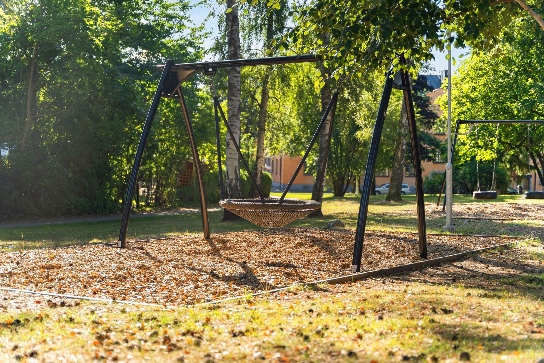 Lekplatsen i Margaretaparken