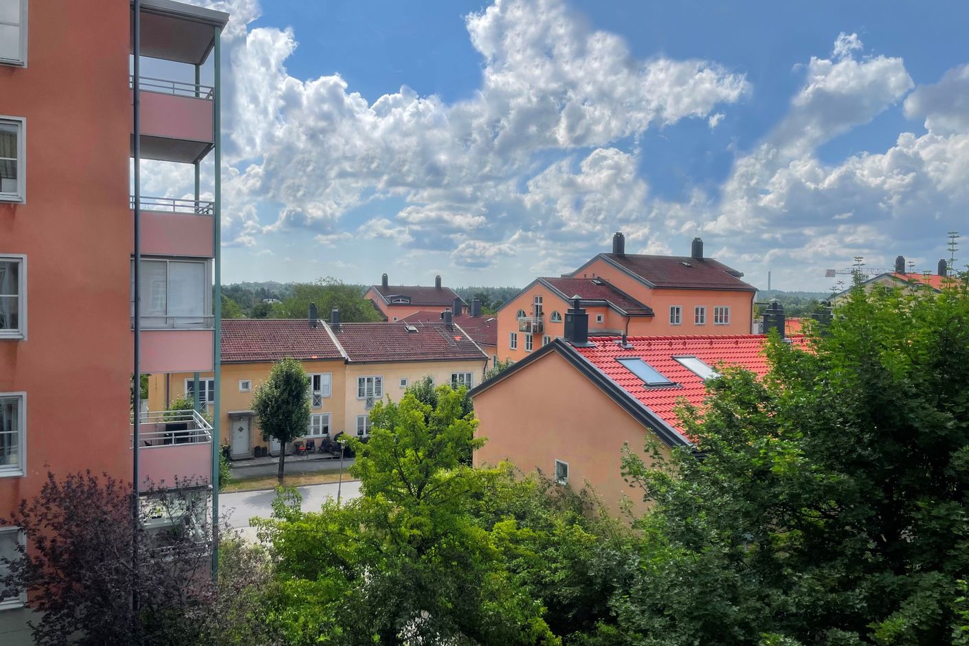 Utsikt från balkongen