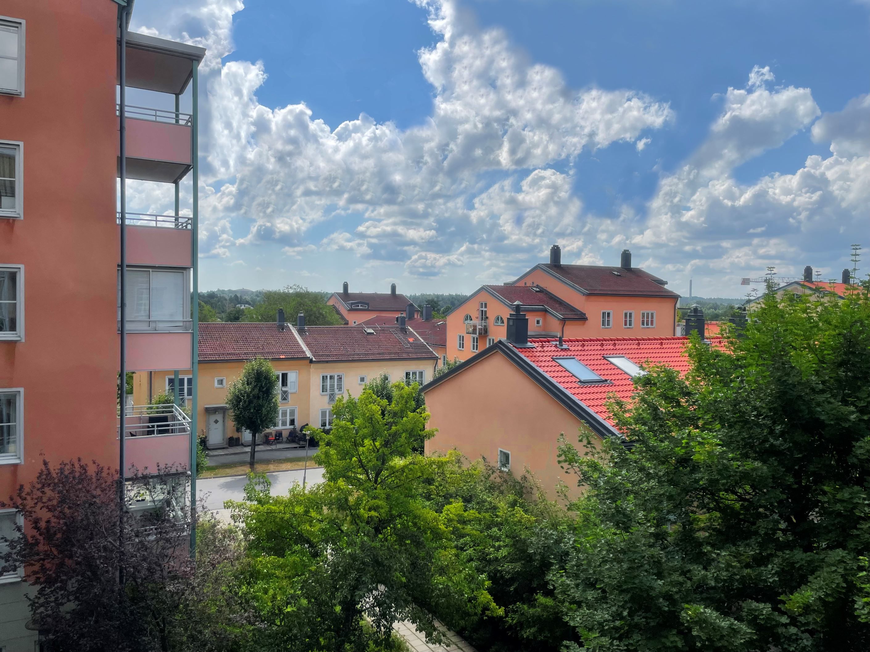 Utsikt från balkongen