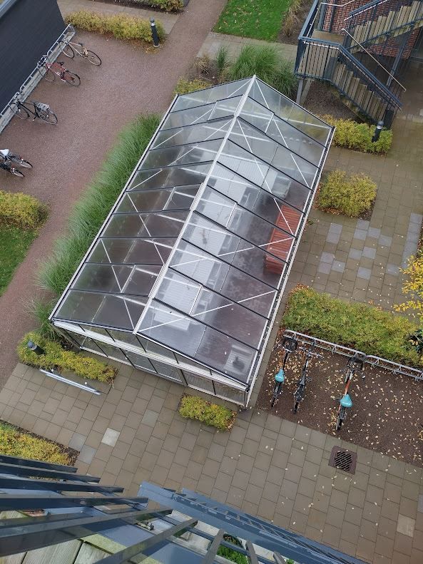Orangeri från taket