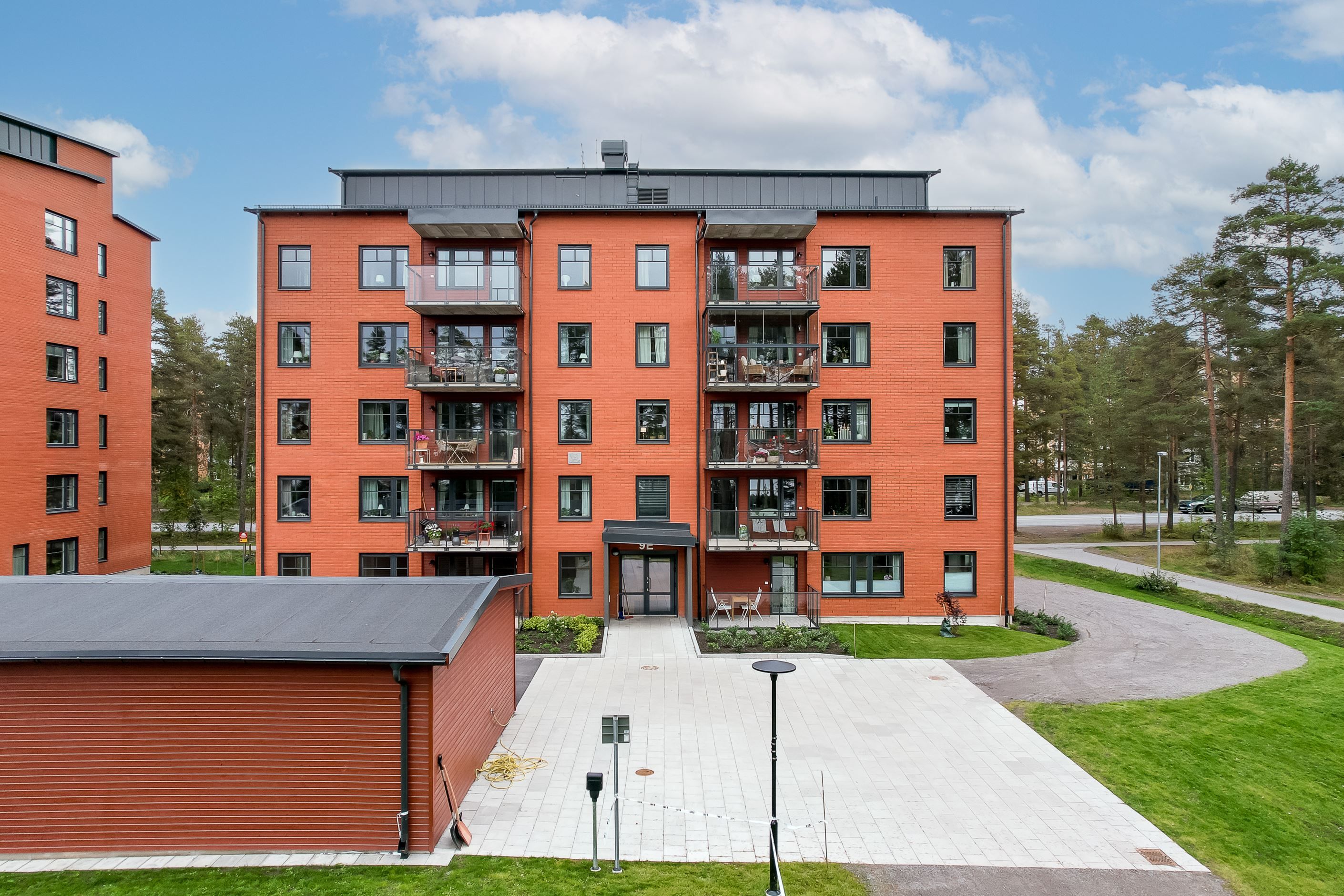 Lugn och fin innergård