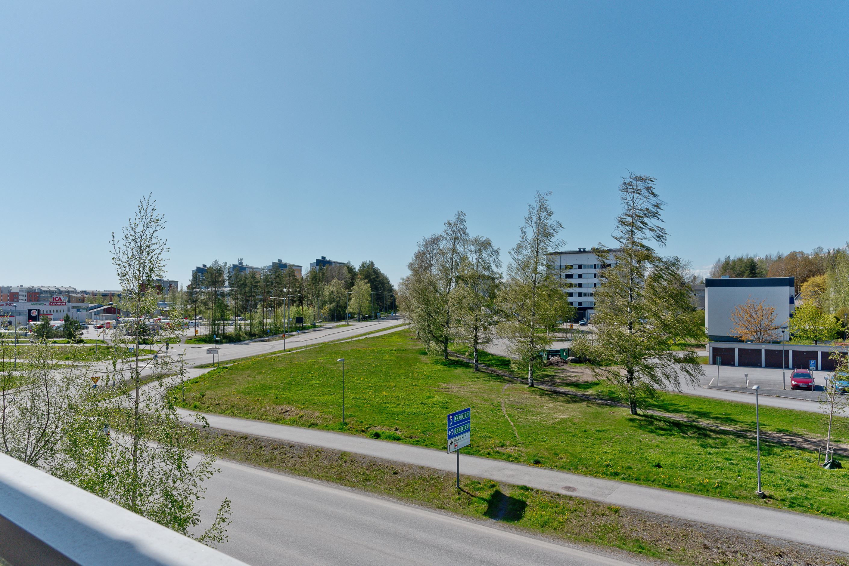 Utsikt från balkong