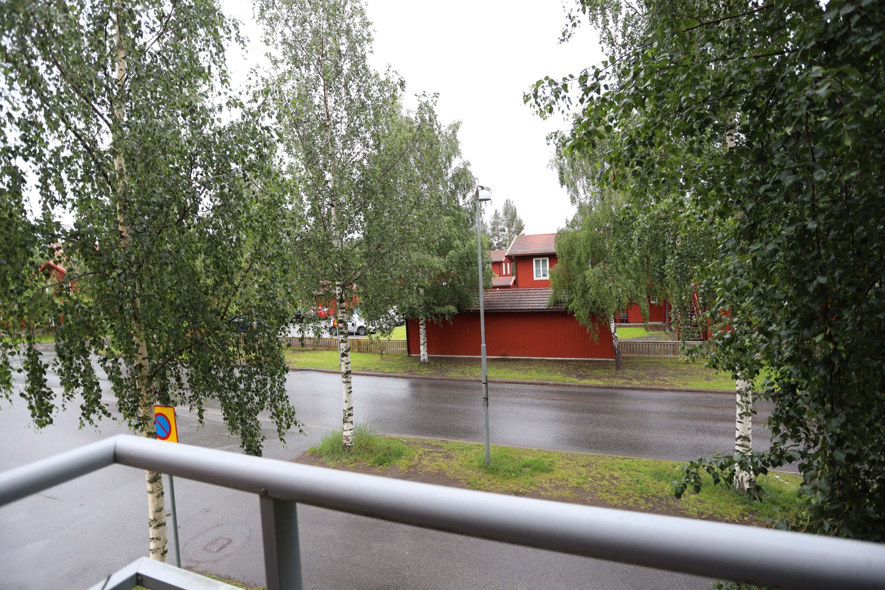Utsikt från balkongen